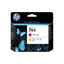 HP 744 - Gul, magenta - skrivhuvud - för DesignJet Z2600