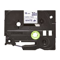 Brother TZe-FA4 - Tyg - blått på vitt - Rulle (1,8 cm x 3