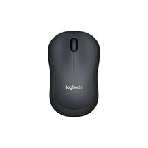 Logitech M220 Silent - Mus - optisk - 3 knappar - trådlös -