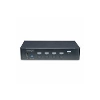 StarTech.com 4-Port DisplayPort KVM Switch, 4K 60Hz, TAA
