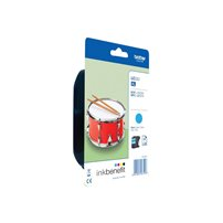 Brother LC22UC - XL - cyan - original - bläckpatron - för