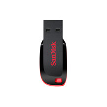 SanDisk Cruzer Blade - USB flash-enhet - 16 GB - USB 2.0 -