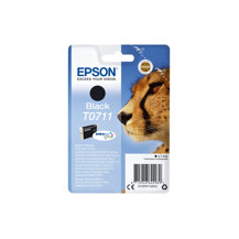 Epson T0711 - 7 ml - svart - original - bläckpatron - för