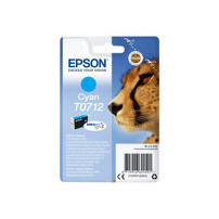 Epson T0712 - 5.5 ml - cyan - original - bläckpatron - för