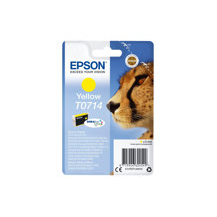 Epson T0714 - 5.5 ml - gul - original - bläckpatron - för
