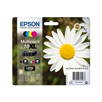 Epson 18XL - 4-pack - XL - svart, gul, cyan, magenta -