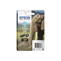 Epson 24 - 5.1 ml - ljus cyan - original - bläckpatron -