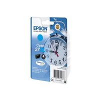 Epson 27XL - 10.4 ml - XL - cyan - original - bläckpatron -