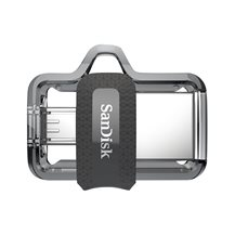 SanDisk Ultra Dual M3.0 - USB flash-enhet - 256 GB - USB