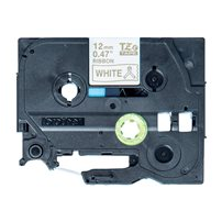 Brother TZe-R234 - Guld på vitt - Rulle (1,2 cm x 4 m) 1
