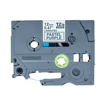 Brother TZe-MQF31 - Svart på pastellila - Rulle (1,2 cm x 8