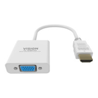 VISION Professional installation-grade HDMI to VGA adaptor