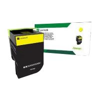Lexmark X317 - Gul - original - tonerkassett LCCP, LRP -