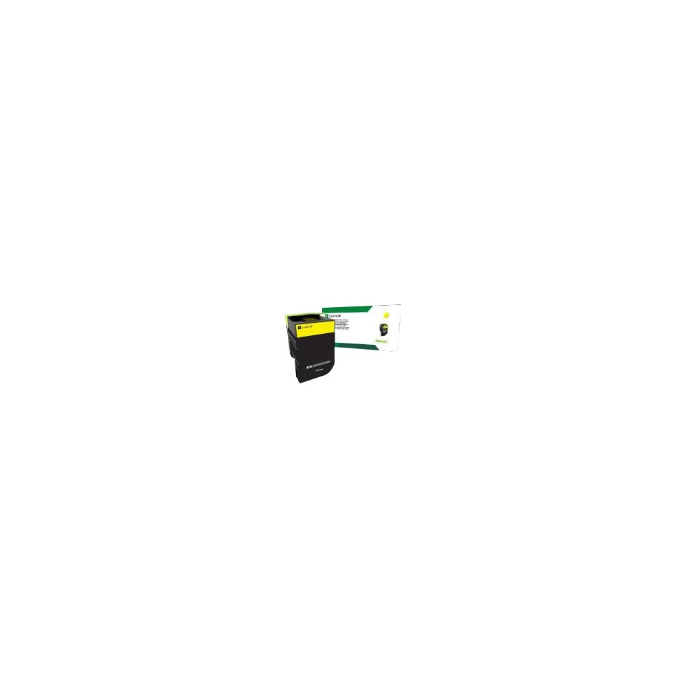 Lexmark X317 - Gul - original - tonerkassett LCCP, LRP -