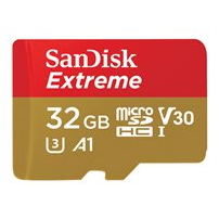 SanDisk Extreme - Flash-minneskort (adapter, microSDHC till