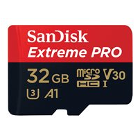 Extreme Pro microSDHC 32GB+SD Adapter