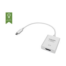 VISION Professional installation-grade USB-C to HDMI