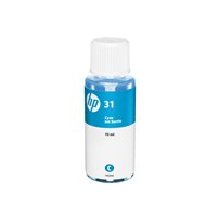 HP 31 - 70 ml - cyan - original - påfyllnadsbläck - för