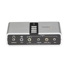StarTech.com 7.1 USB-audio-adapter externt ljudkort med