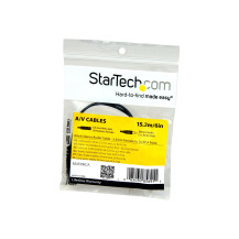 StarTech.com 15 cm stereoaudiokabel - 3,5 mm hona till 2x