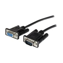 StarTech.com 2m Black Straight Through DB9 RS232 Serial