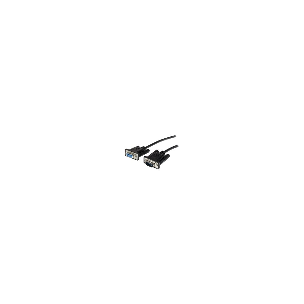 StarTech.com 2m Black Straight Through DB9 RS232 Serial