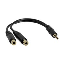 StarTech.com 6 in. 3.5mm Audio Splitter Cable - Stereo