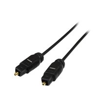 StarTech.com 15 ft Thin Toslink Digital Optical SPDIF Audio