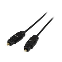 StarTech.com 15 ft Thin Toslink Digital Optical SPDIF Audio