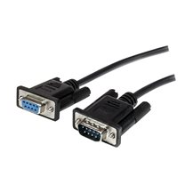 StarTech.com 1m Black Straight Through DB9 RS232 Serial