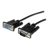 StarTech.com 1m Black Straight Through DB9 RS232 Serial