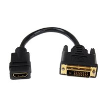 StarTech.com 20 cm HDMI till DVI-D-videokabeladapter -