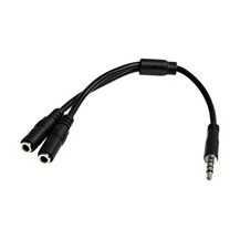 StarTech.com 4 Position to 2x 3 Position 3.5mm Headset