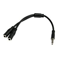 StarTech.com 4 Position to 2x 3 Position 3.5mm Headset