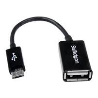 StarTech.com 12 cm Micro USB till USB OTG-värdadapter