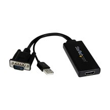 StarTech.com VGA till HDMI-adapter med USB-audio & -ström 