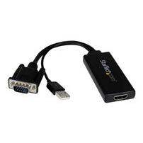 StarTech.com VGA till HDMI-adapter med USB-audio & -ström 