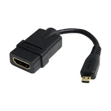 StarTech.com Höghastighets-HDMI-kabeladapter på 12 cm -