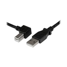 StarTech.com 2m USB 2.0 A to Left Angle B Cable Cord - 2 m