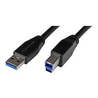 StarTech.com Aktiv USB 3.0 USB-A till USB-B-kabel - 5 m -