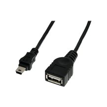 StarTech.com 1 ft Mini USB 2.0 Cable - USB A to Mini B F/M