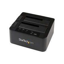 StarTech.com Dual Bay Hard Drive Duplicator, Standalone USB