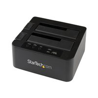StarTech.com Dual Bay Hard Drive Duplicator, Standalone USB