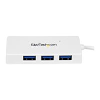 StarTech.com Bärbar SuperSpeed mini USB 3.0-hubb med 4