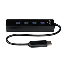 StarTech.com 4-Port USB 3.0 Hub with Built-in Cable -