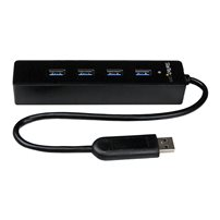 StarTech.com 4-Port USB 3.0 Hub with Built-in Cable -