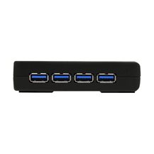 StarTech.com Svart SuperSpeed USB 3.0-hubb med 4 portar -