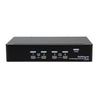 StarTech.com USB DisplayPort KVM-switch med 4 portar och