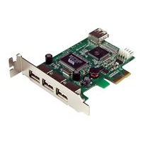 StarTech.com 4 Port PCI Express Low Profile High Speed USB