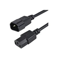 StarTech.com 1 m strömförlängningskabel, C14 till C13, 10 A